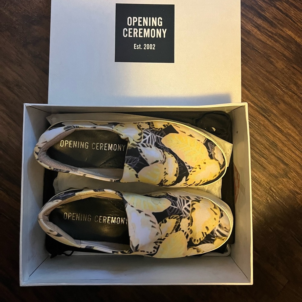 Opening Ceremony classic platform slip on shoes